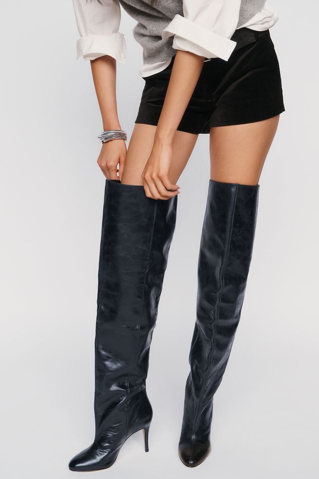 Maeve Leather Knee-High Stiletto Boots #1