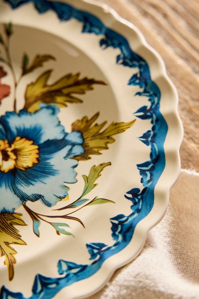 Autumnal Floral Stoneware Side Plate #2