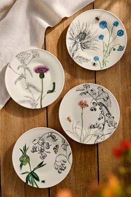 Colorful Creature Stoneware Plate