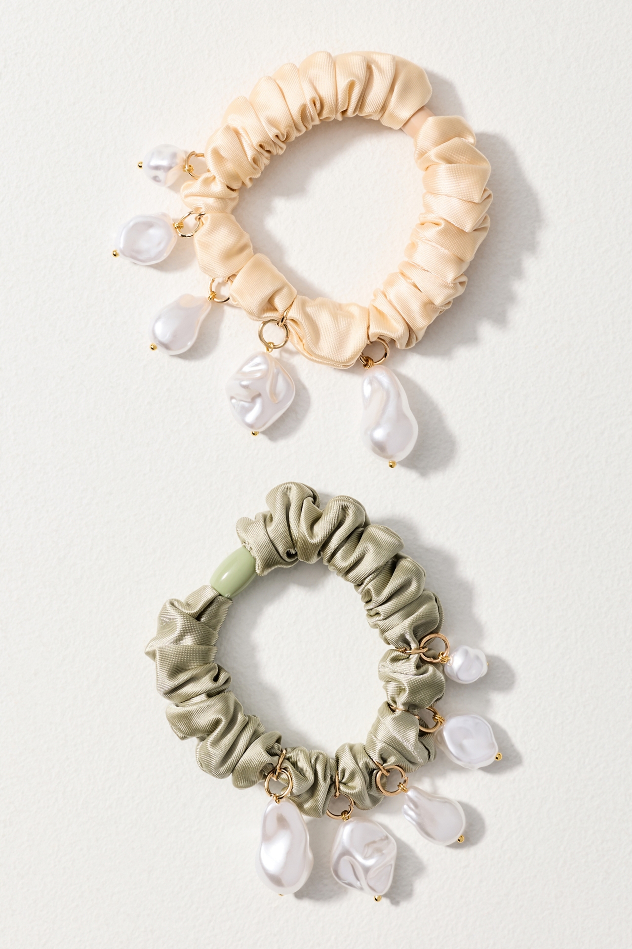 Shell Hair Ties, Set of 2