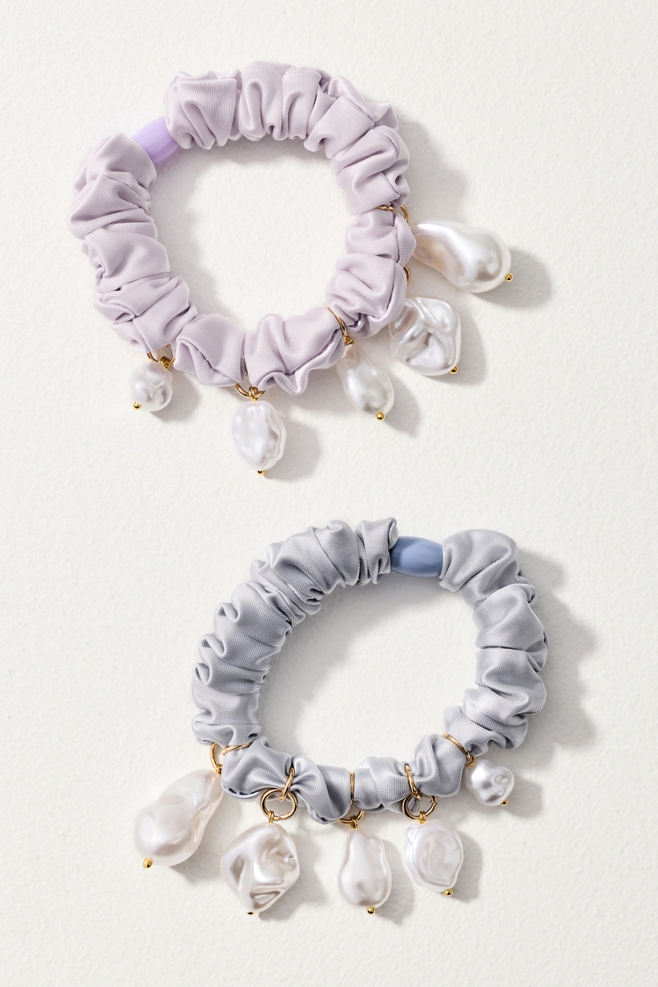 Shell Hair Ties, Set of 2