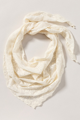 Floral Crochet Hair Scarf | Anthropologie