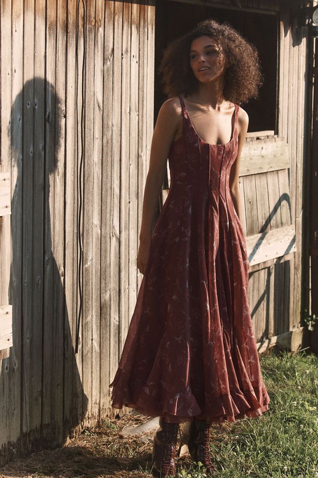 V. Chapman x Kristopher Brock Catalonia Midi Dress #1