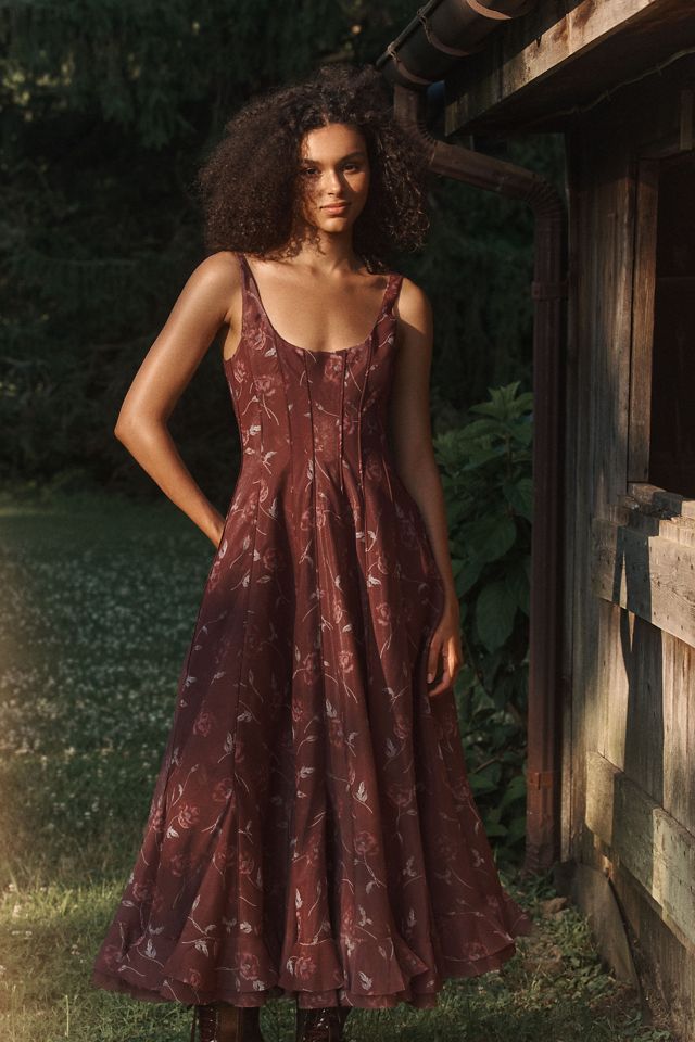V. Chapman x Kristopher Brock Catalonia Midi Dress #4