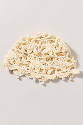 Crochet Pearl Skull Cap | Anthropologie