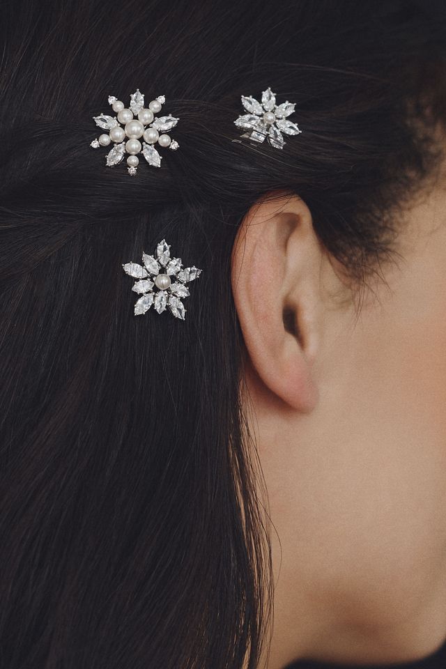 Nadri Marquee Cluster Bobby Pins, Set of 3 #1