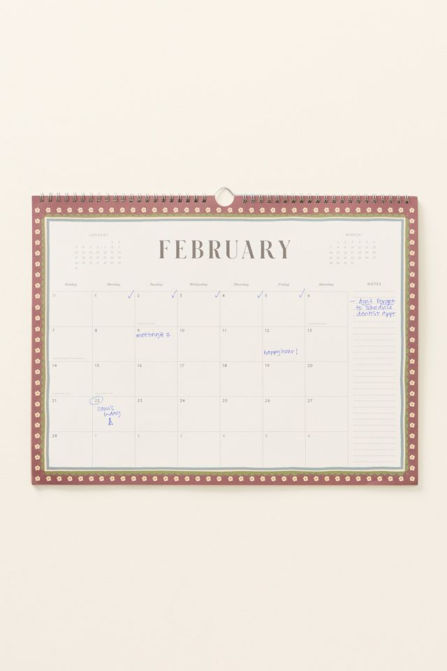 12-Month Wall Calendar #1