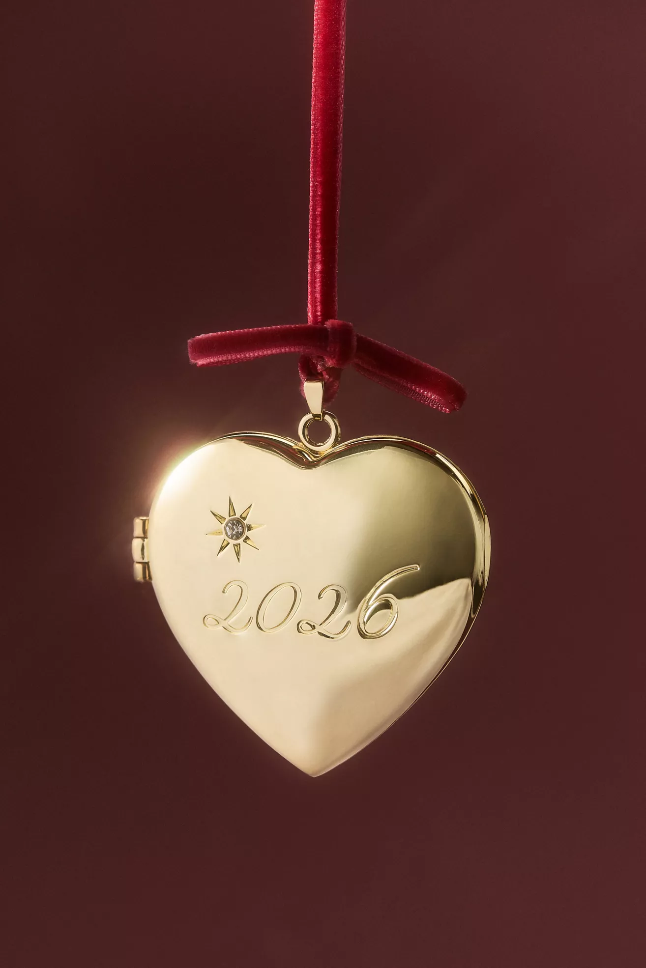 2026 Heart Locket Ornament