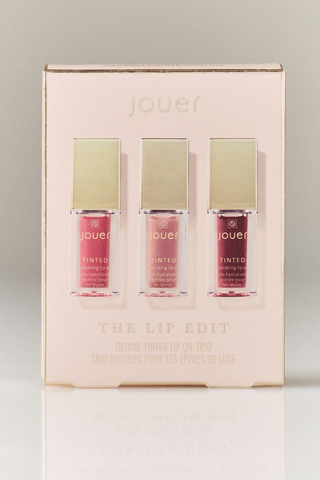 Jouer The Lip Edit Deluxe Tinted Lip Oil Trio #1
