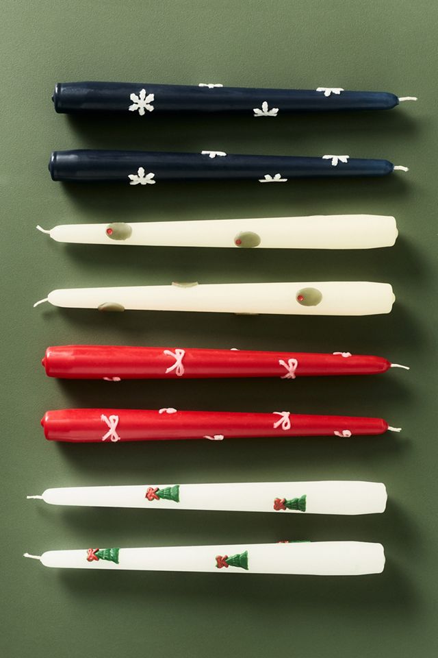 Velas Cónicas de Cuentas Prensadas para Fiestas, Juego de 2 #1