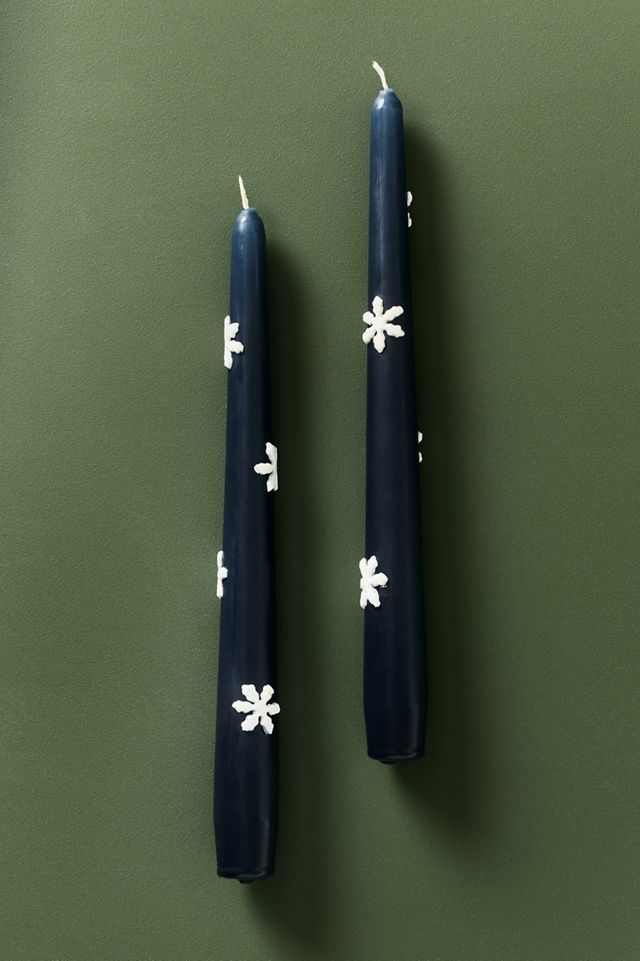 Velas Cónicas de Cuentas Prensadas para Fiestas, Juego de 2 #2