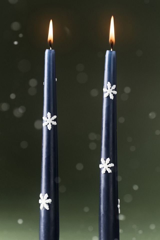 Velas Cónicas de Cuentas Prensadas para Fiestas, Juego de 2 #3