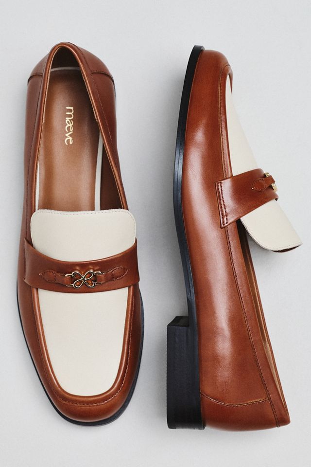Maeve Colorblock Leather Loafers #1