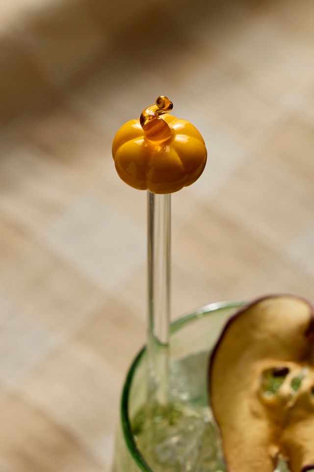 Heirloom Pumpkin Drink Stirrers, Set of 4 #1