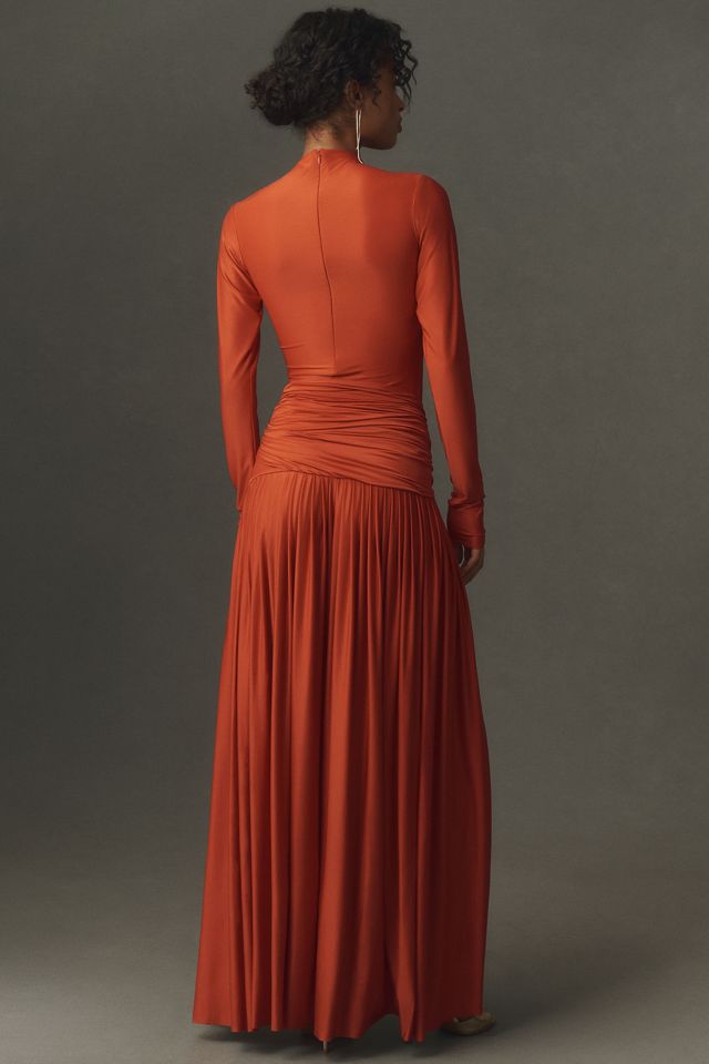 Deme by Gabriella Crocus Long-Sleeve Maxi Dress #1