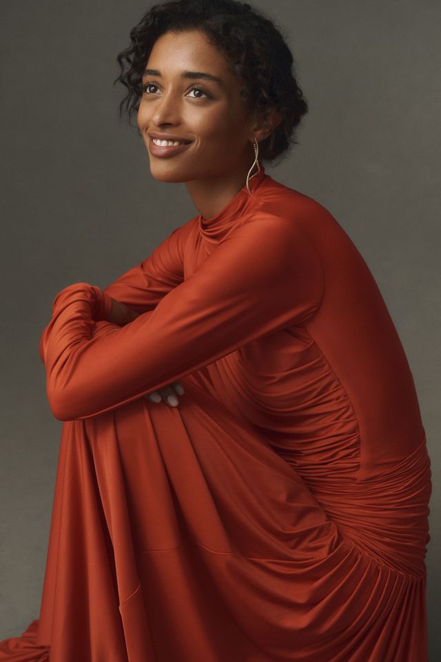 Deme by Gabriella Crocus Long-Sleeve Maxi Dress #2
