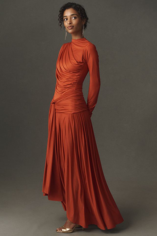 Deme by Gabriella Crocus Long-Sleeve Maxi Dress #3
