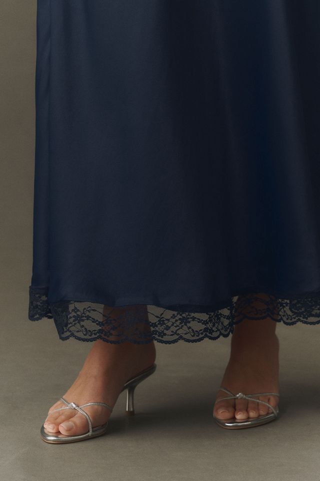 BHLDN Satin Corset Slip Dress #2