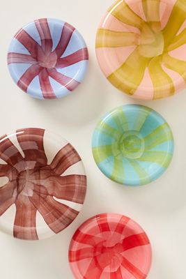 Margot Swirl Art Glass Trinket