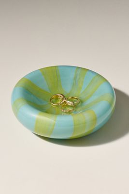Margot Swirl Art Glass Trinket