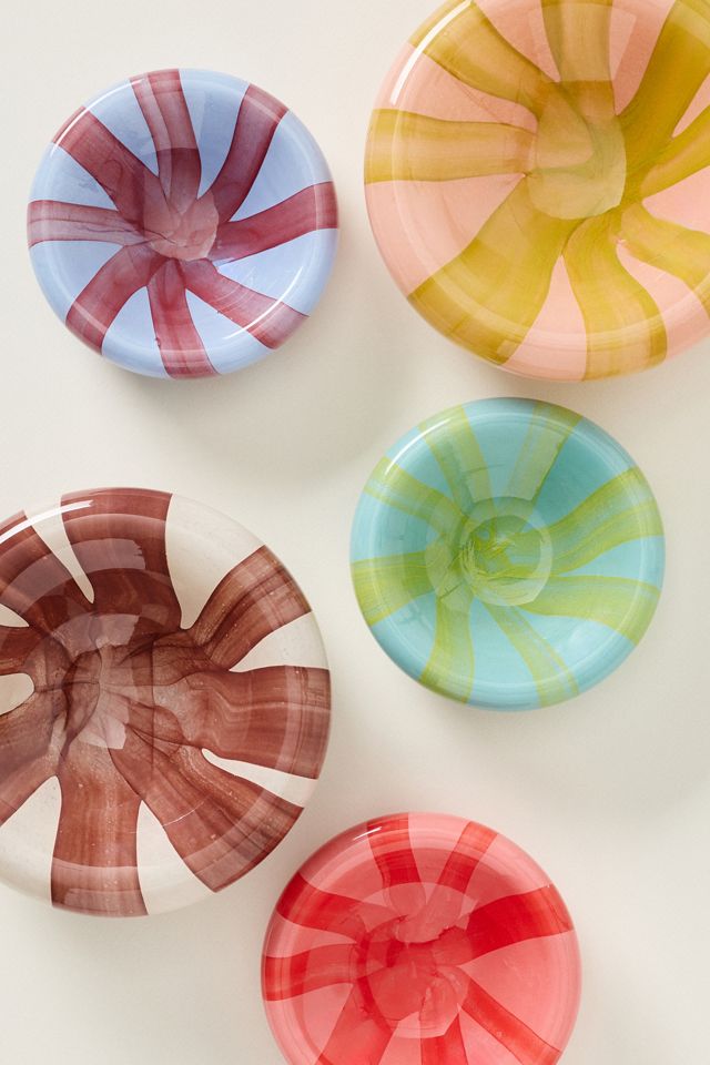 Margot Swirl Art Glass Trinket #3