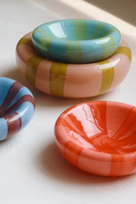 Margot Swirl Art Glass Trinket