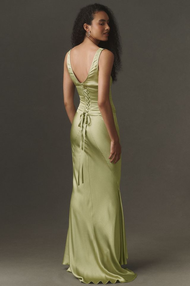 Mare Mare Corset Satin Slip Dress #2