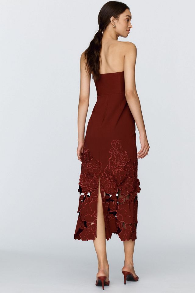 Endless Rose 3D Floral Strapless Dress #3