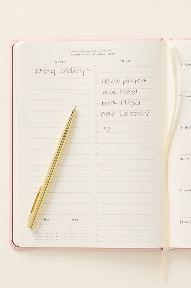 12-Month Hardcover Planner #1