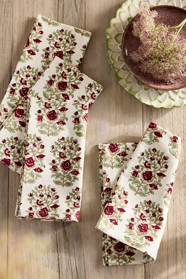Mallika Cotton Napkins, Set of 4 #1