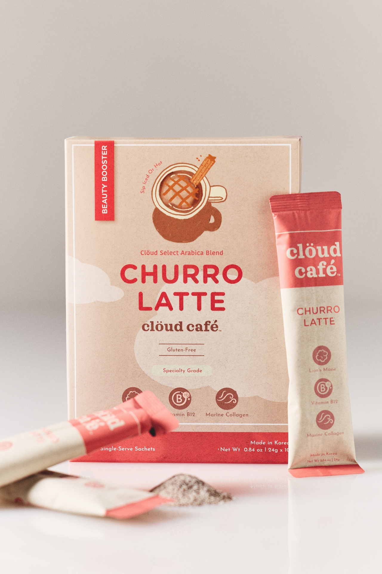 Clöud Café Churro Latte 