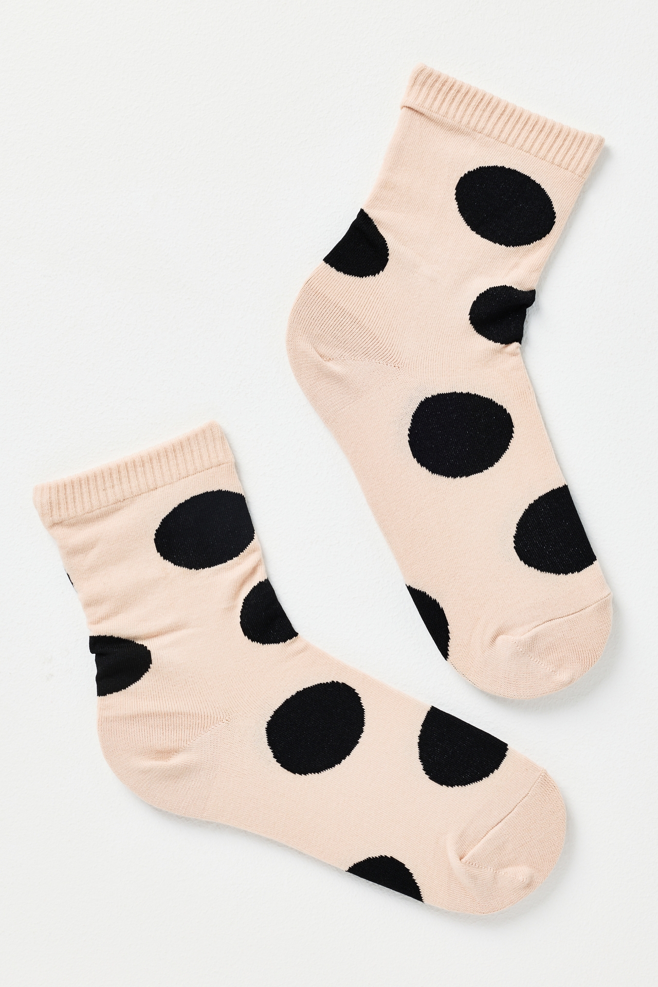 By Anthropologie Polka Dot Crew Socks