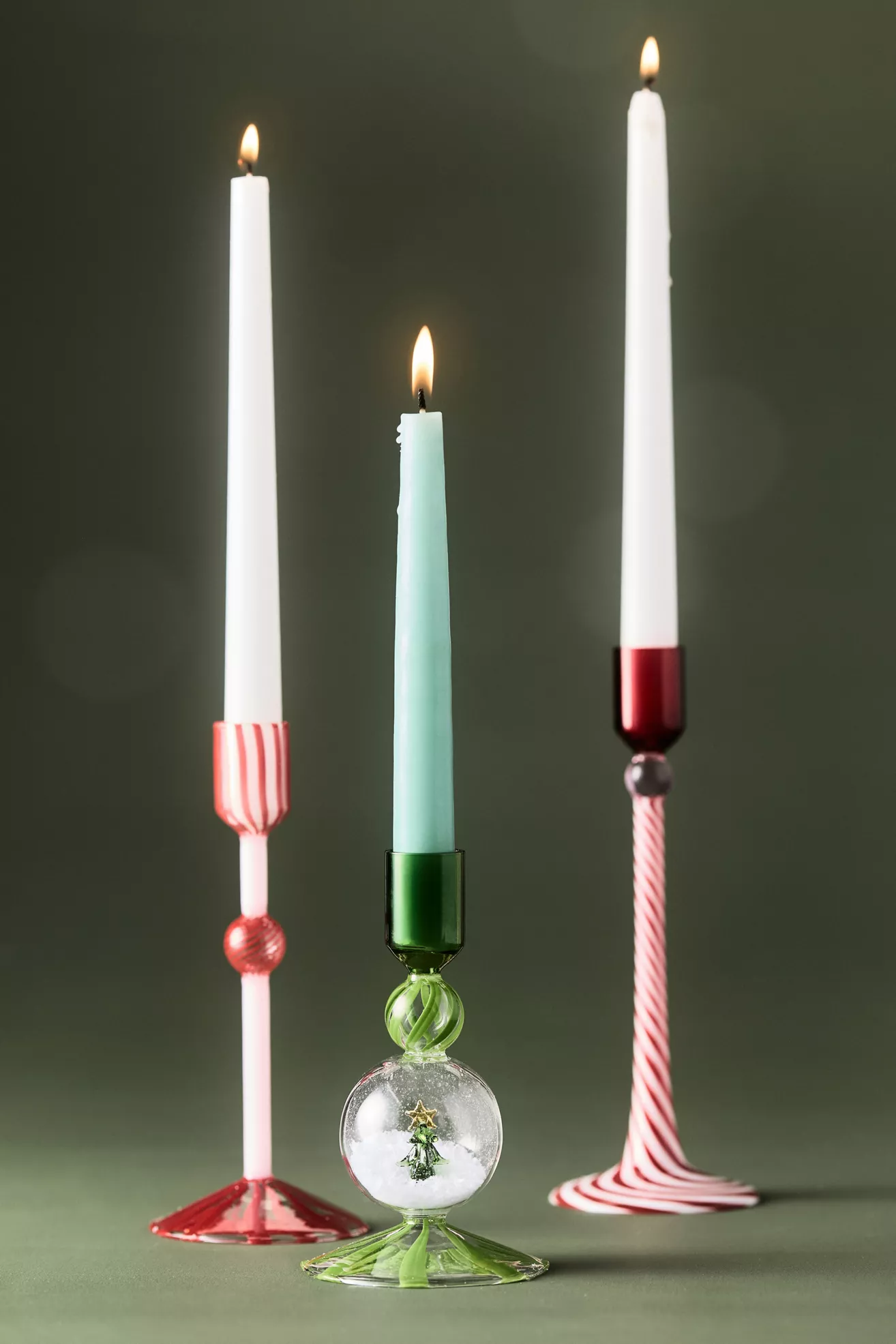 Swirl Glass Candle Holder - thumbnail 6