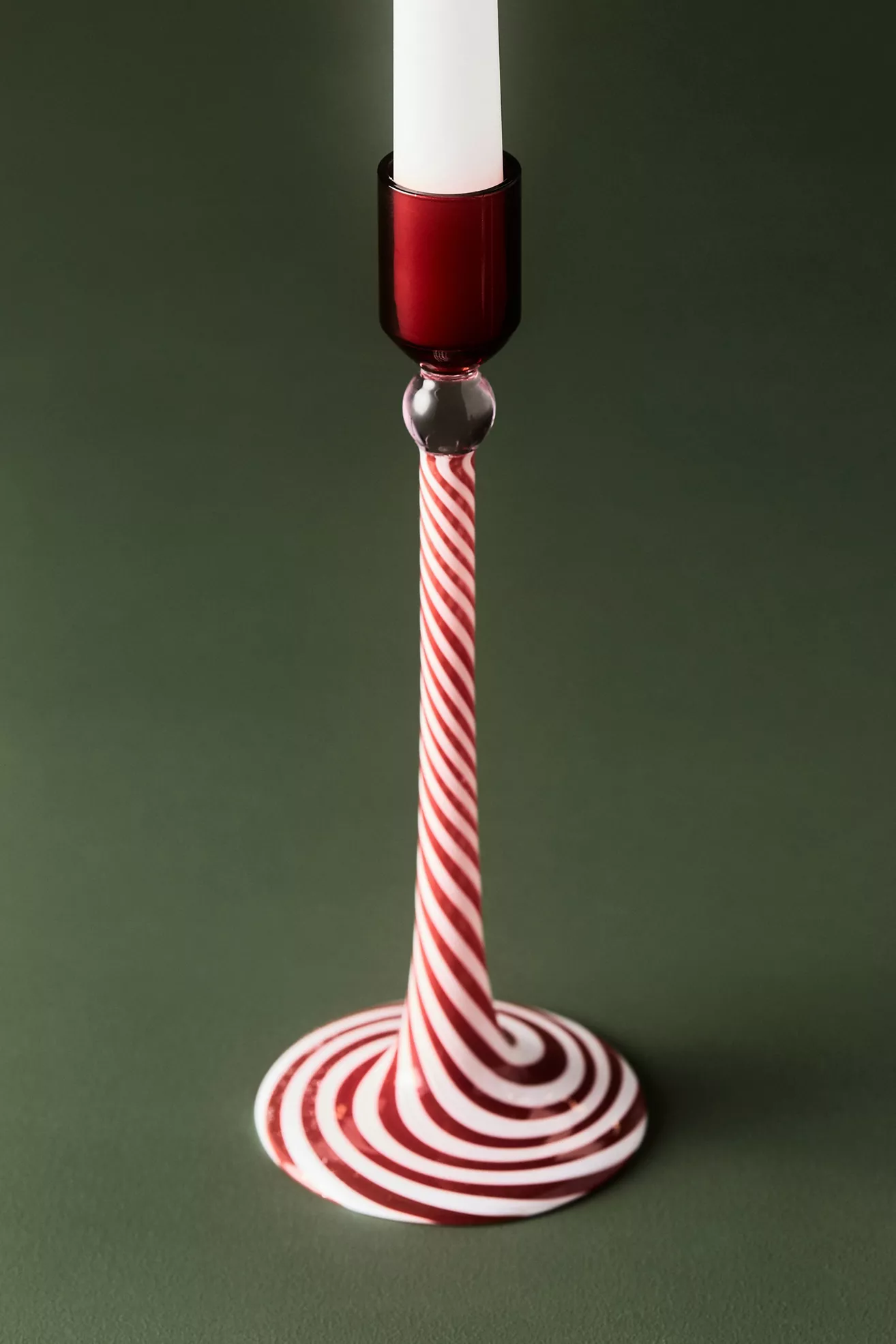 Swirl Glass Candle Holder - thumbnail 5
