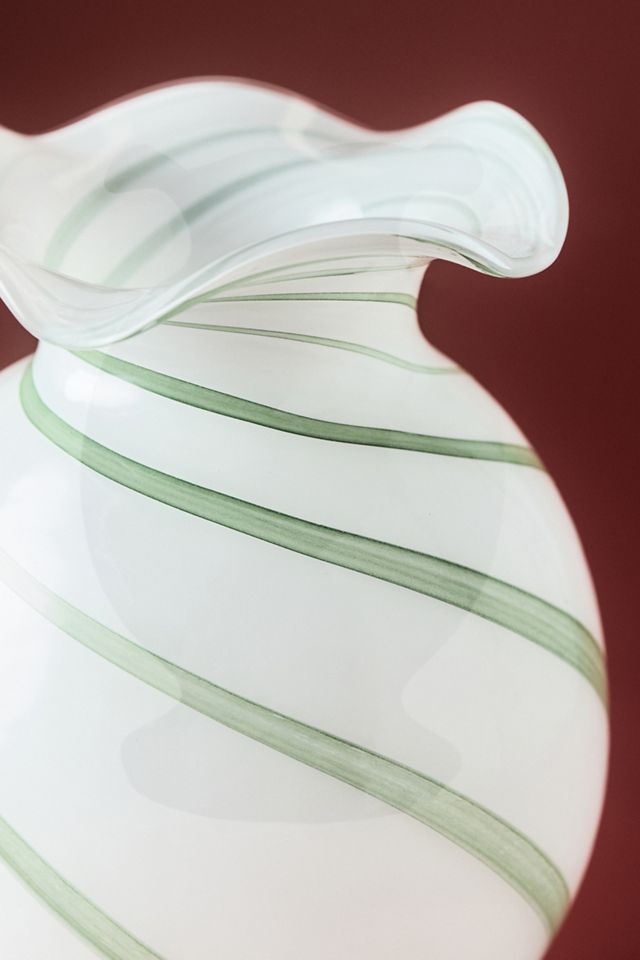 Candy Swirl Glass Vase #3