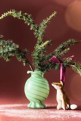 Candy Swirl Glass Vase
