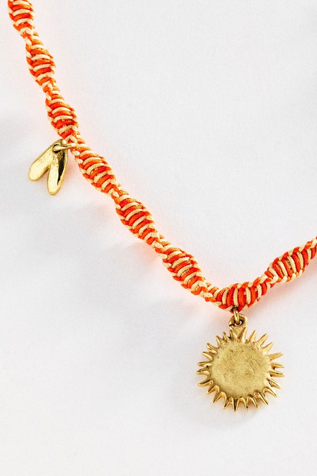 ALEMAIS Calypso Macrame Charm Necklace #1