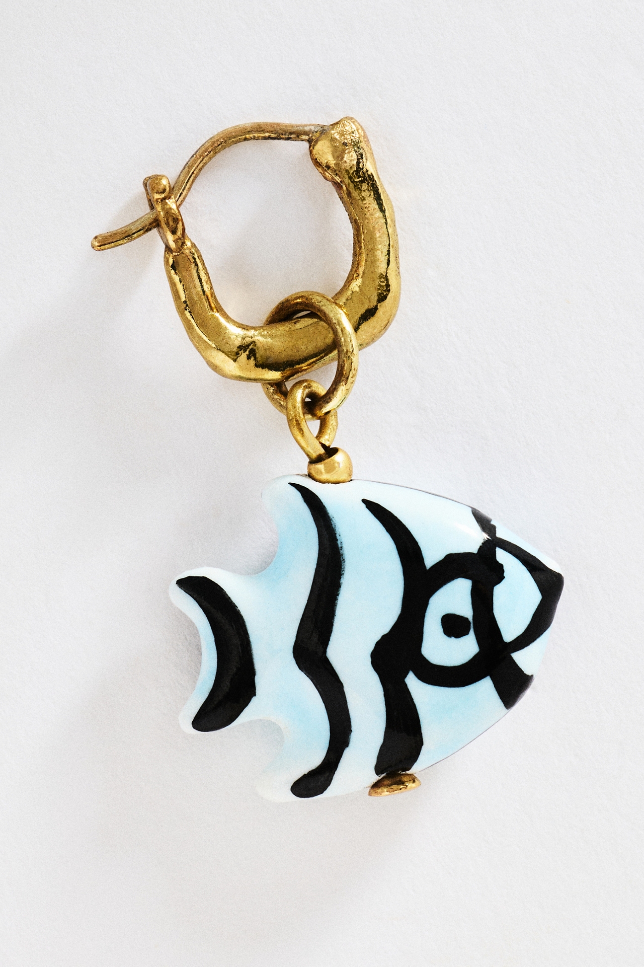 ALÉMAIS Calypso Ceramic Fish Earrings