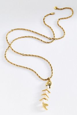 ALÉMAIS Calypso Pearl Fish Necklace