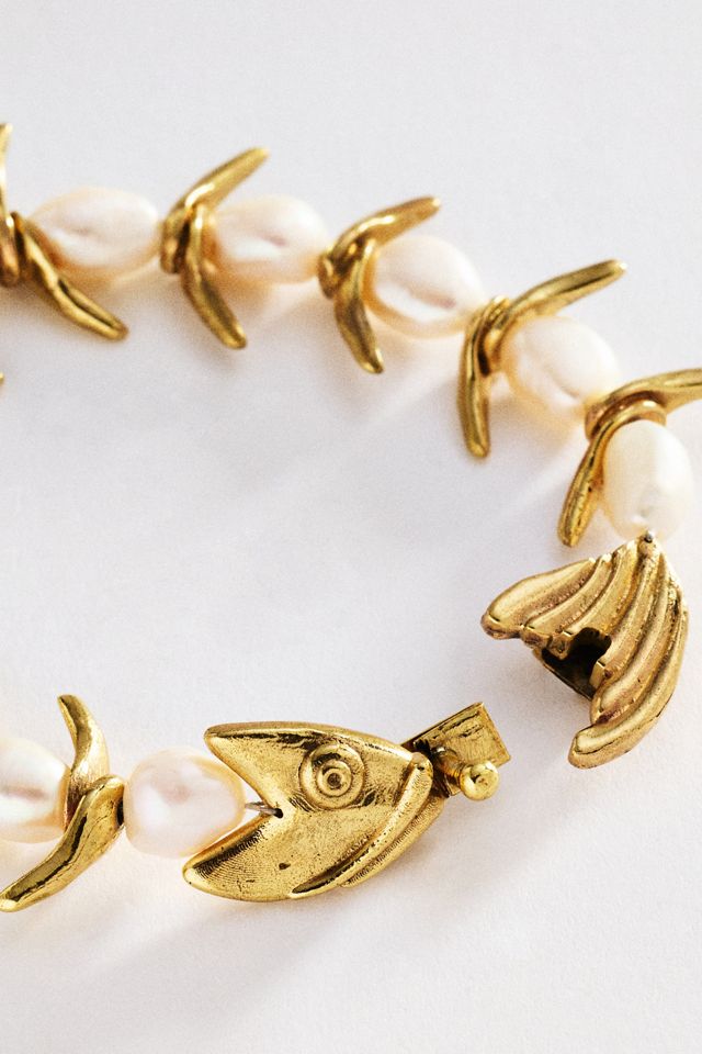 ALEMAIS Calypso Pearl Fish Bracelet #1