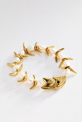 ALEMAIS Calypso Pearl Fish Bracelet