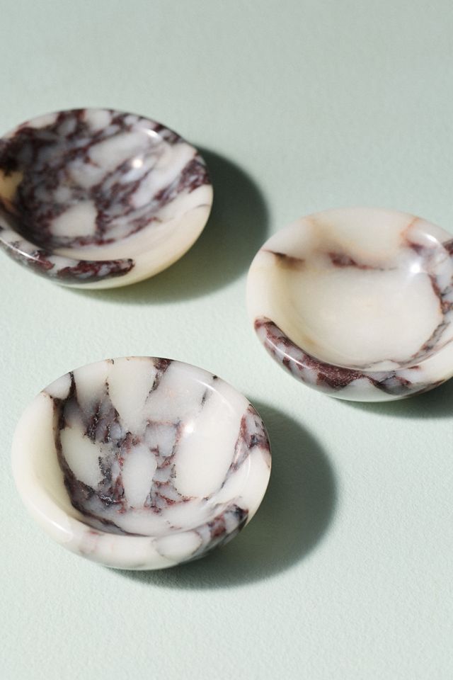 Lauren Elizabeth Calacatta Marble Trinket Dish #2