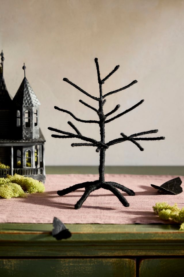 Felted Wire Spooky Tree #2