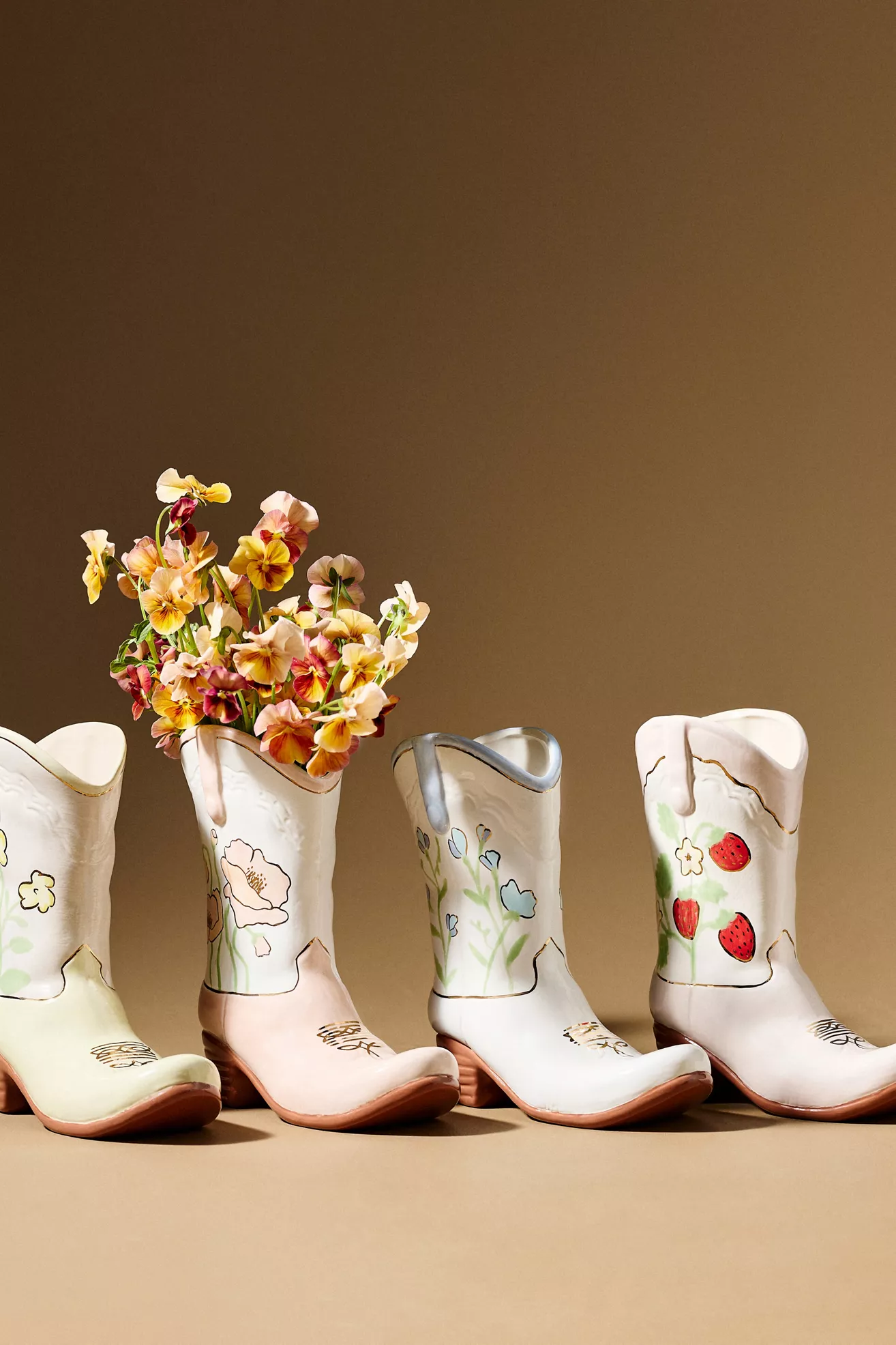 Ruby Clay Cowboy Boot Vase - thumbnail 8