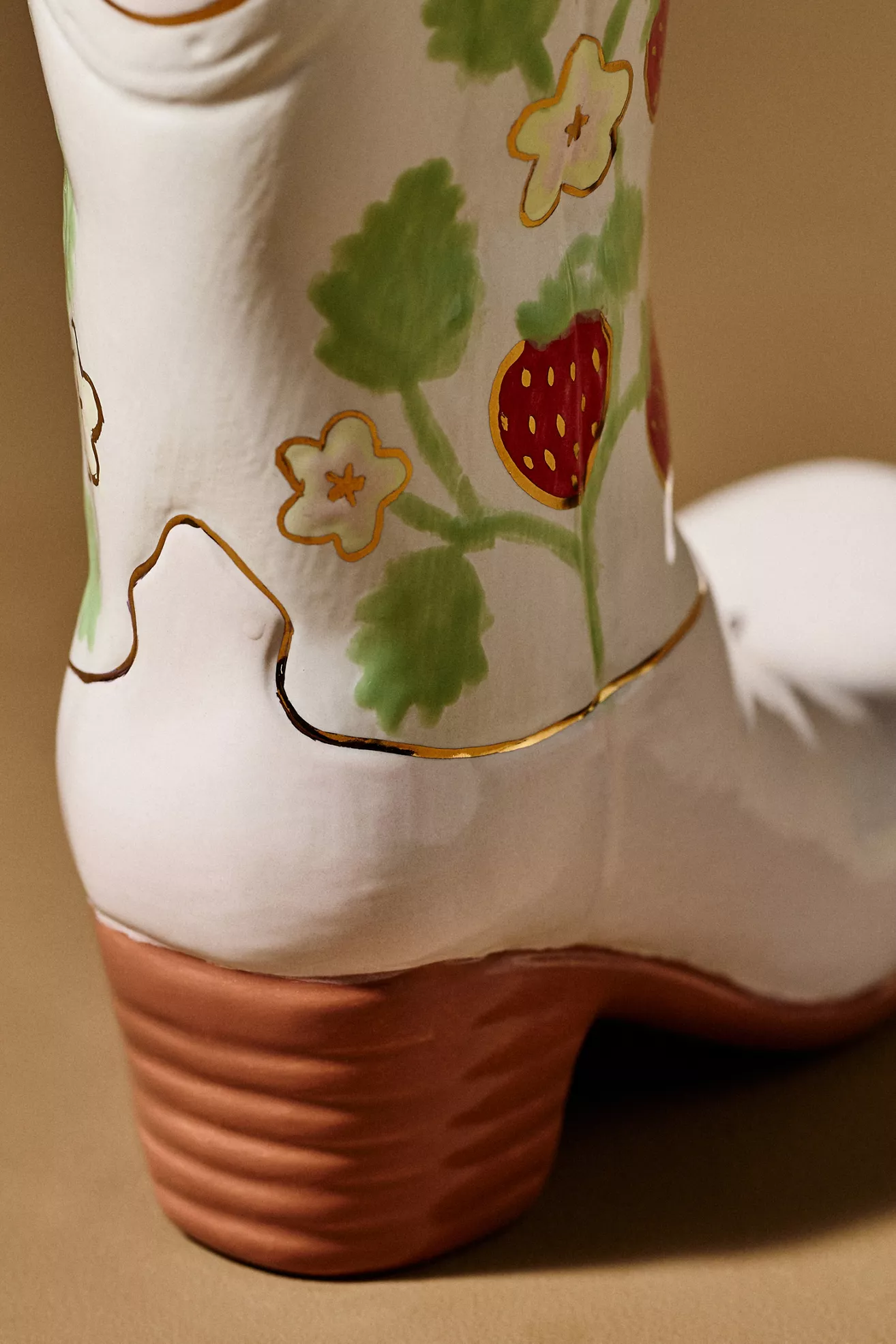 Ruby Clay Cowboy Boot Vase - thumbnail 7