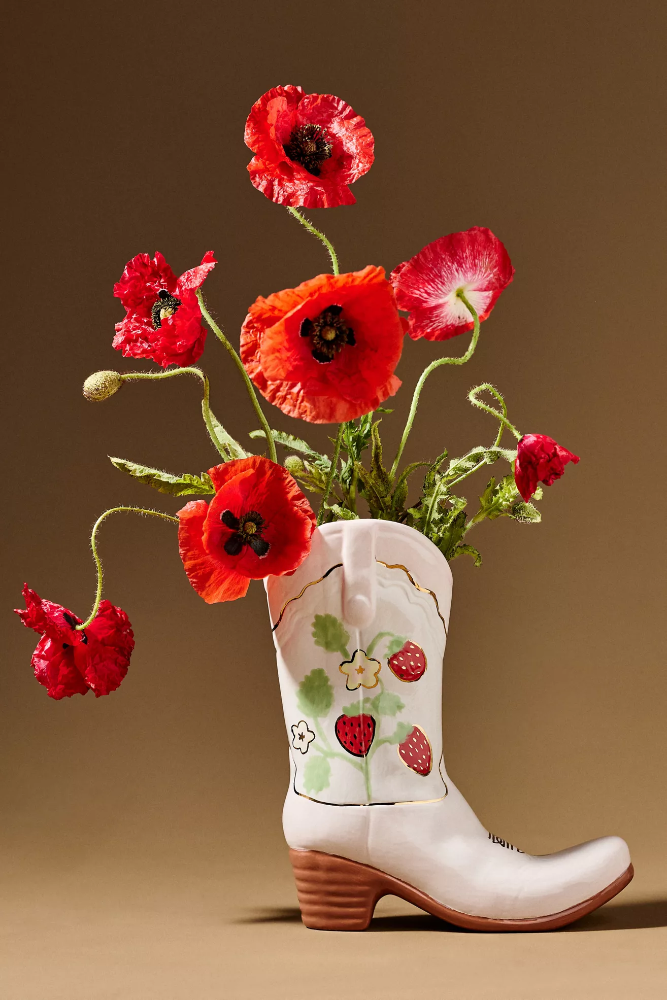 Ruby Clay Cowboy Boot Vase - thumbnail 5