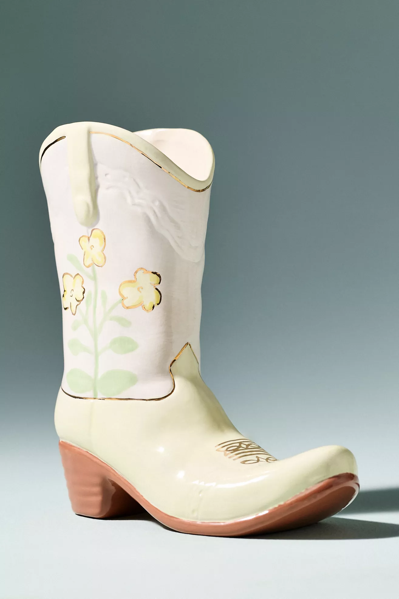 Ruby Clay Cowboy Boot Vase - thumbnail 10