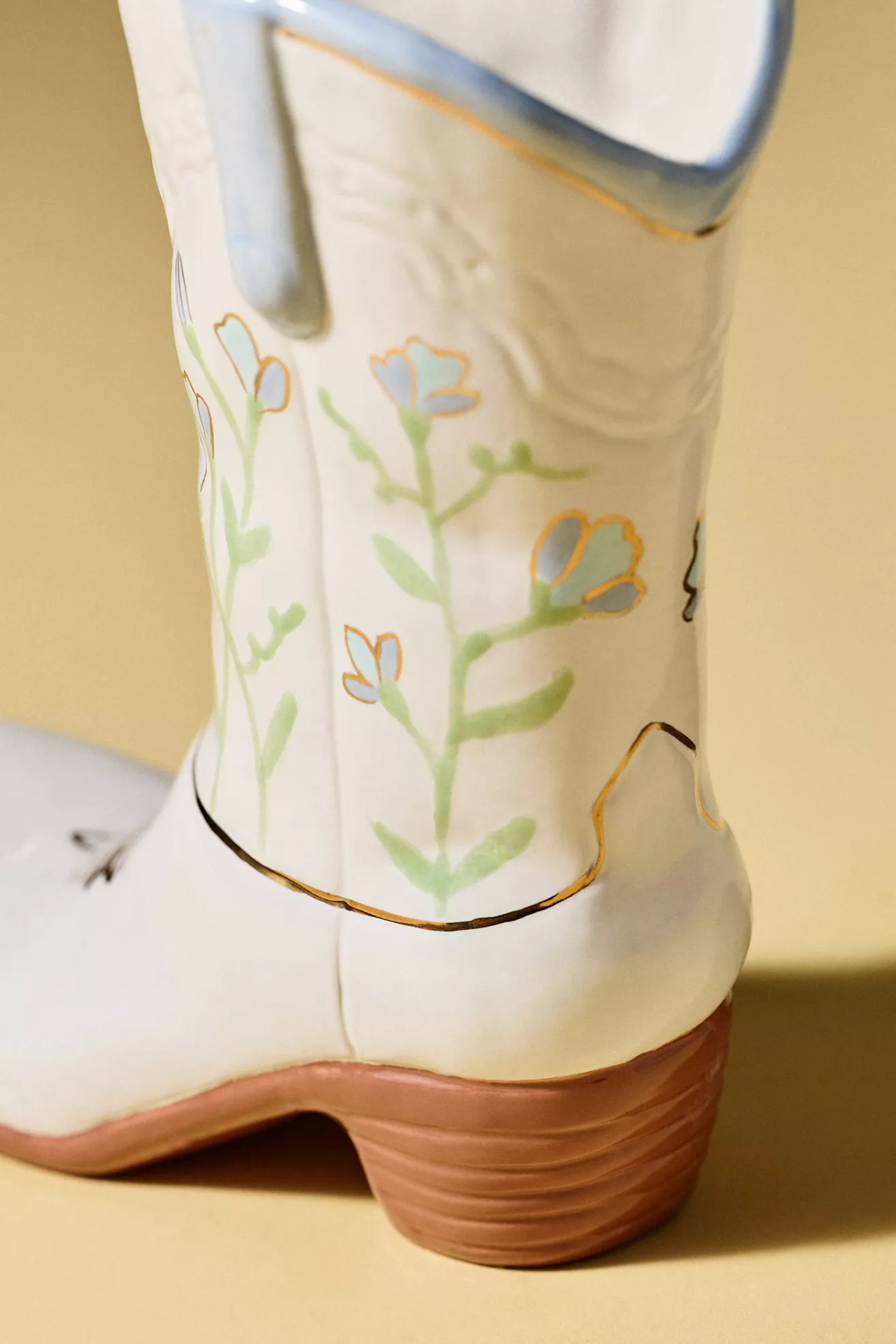 Ruby Clay Cowboy Boot Vase - thumbnail 3