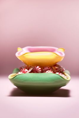 Folded Art Glass Trinket