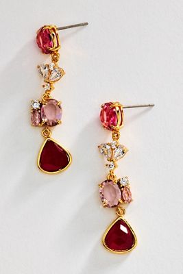 By Anthropologie Mixed Pearl Stone Earrings